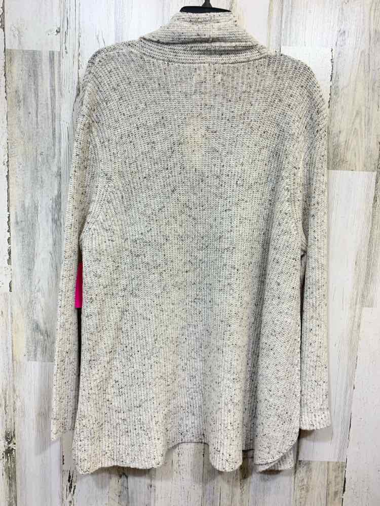 NWT MUDPIE Tops Size M Beige CABLE CARDIGAN Sweater/OPEN FRONT CARDIGAN BEIGE W/