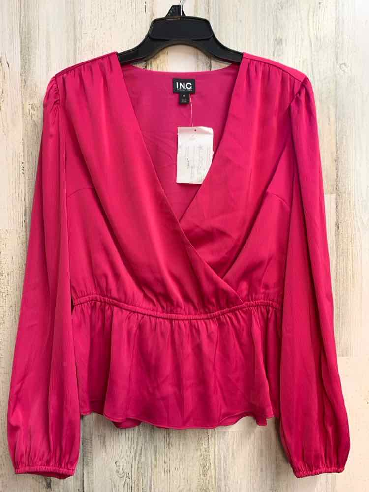 NWT INC Tops Size M FUCHIA LONG SLEEVES TOP