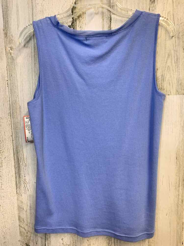 PRE-OWNED Ralph Lauren Tops Size L BABY BLUE SLEEVELESS TOP