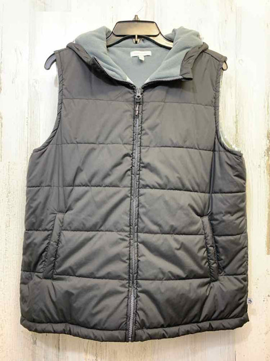 PRE-OWNED OCEAN & COAST JACKETS / COATS Size L Black PUFFER VEST Vest/BLACK PUFF