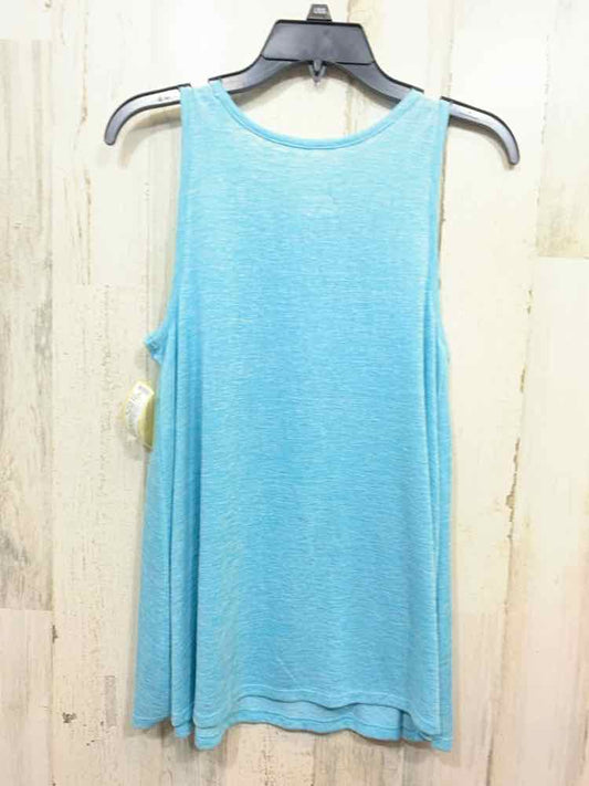 PRE-OWNED SONOMA/SOFT LOOPED/SLUB KNIT TERRY-LIKE TEXTURE SCOOP NECK
