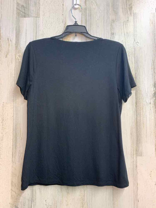NWT INC Tops Size M Black SHORT SLEEVES TOP