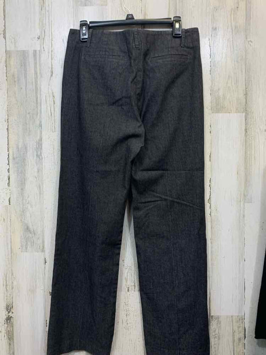 Size 8 SANDRO BOTTOMS Black JEANS Solid WIDE LEG Pants