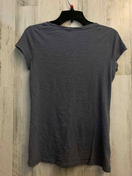 LOFT Tops Size MP STEEL BLUE CAP SLEEVE TOP