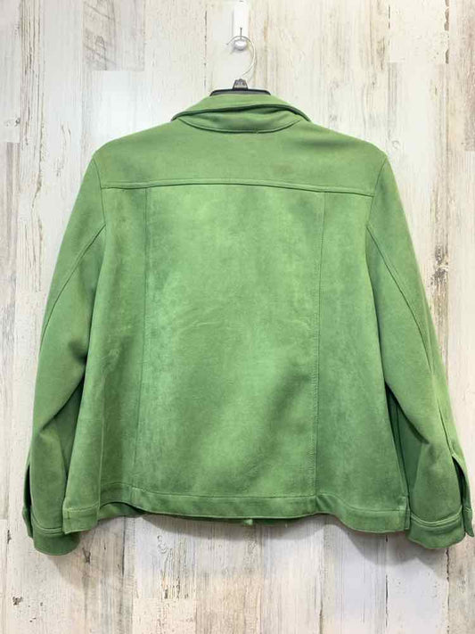 PRE-OWNED N TOUCH JACKETS / COATS Size XL Green Solid JACKET Jacket/GREEN JACKET