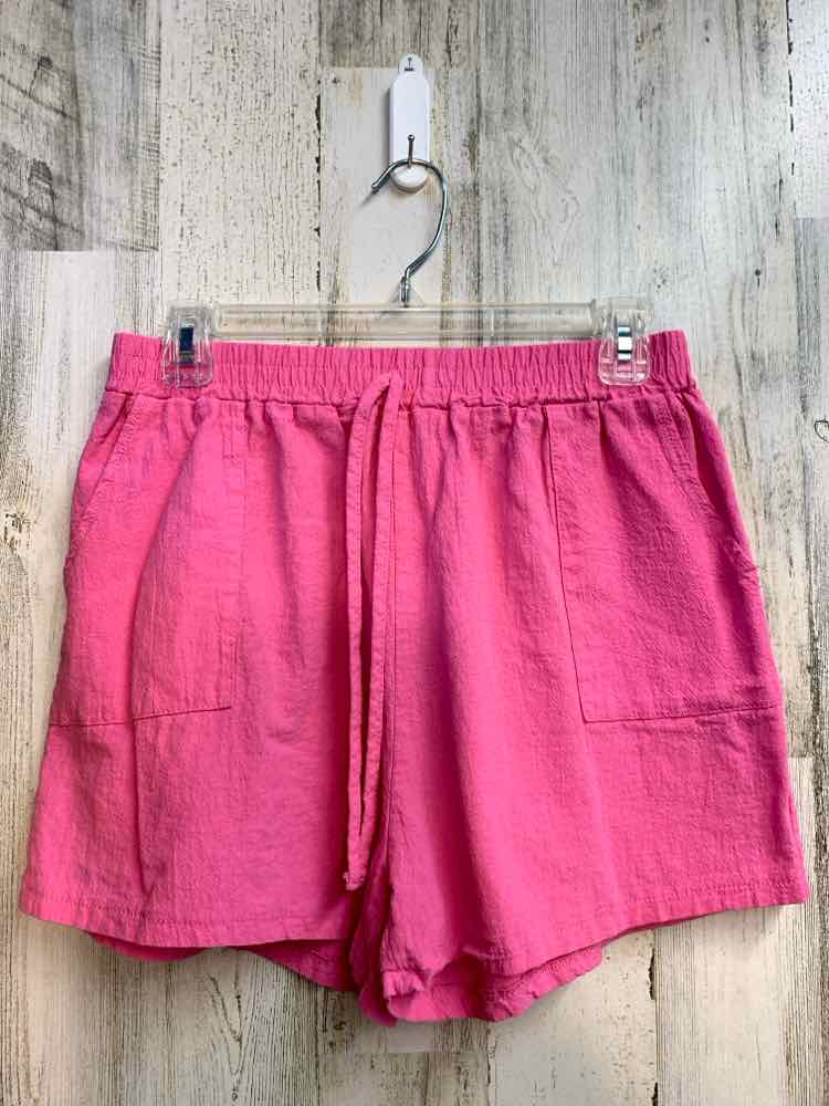 PRE-OWNED Size L SHEIN BOTTOMS HOT PINK Shorts