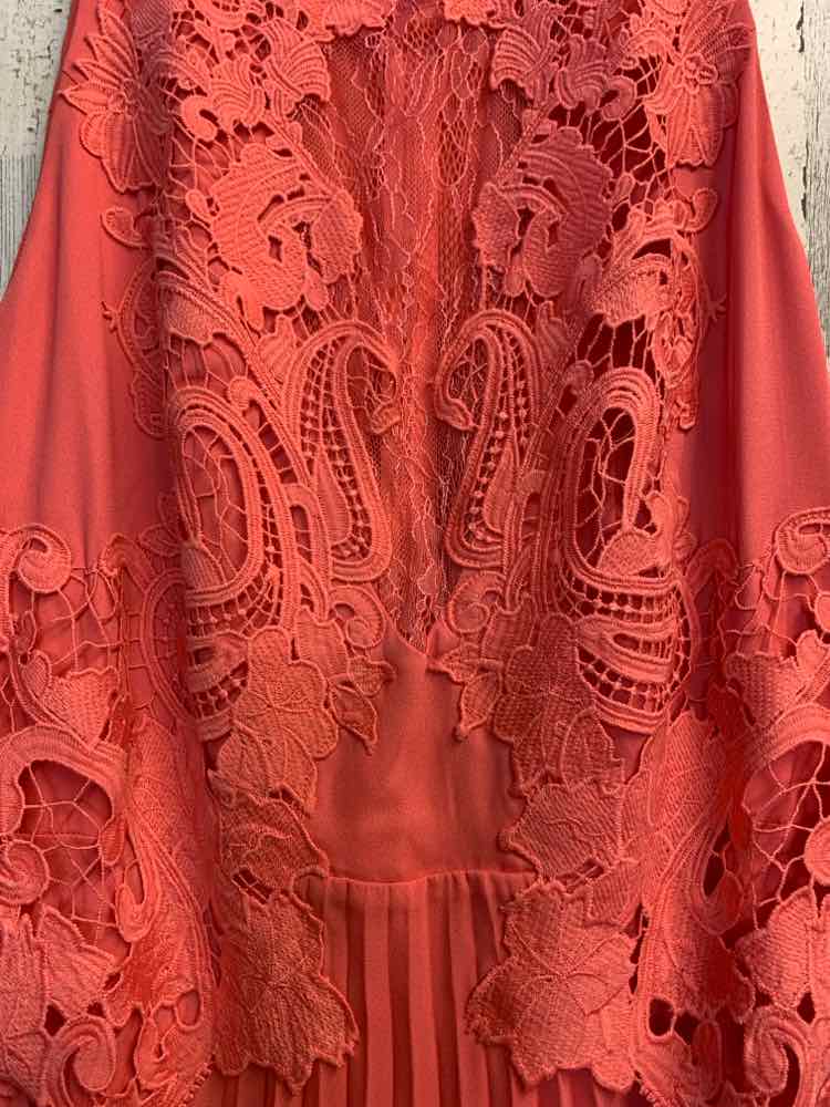 NWT BOSTON PROPER Dresses and Skirts Size 8 SALMON Lace LONG Dress