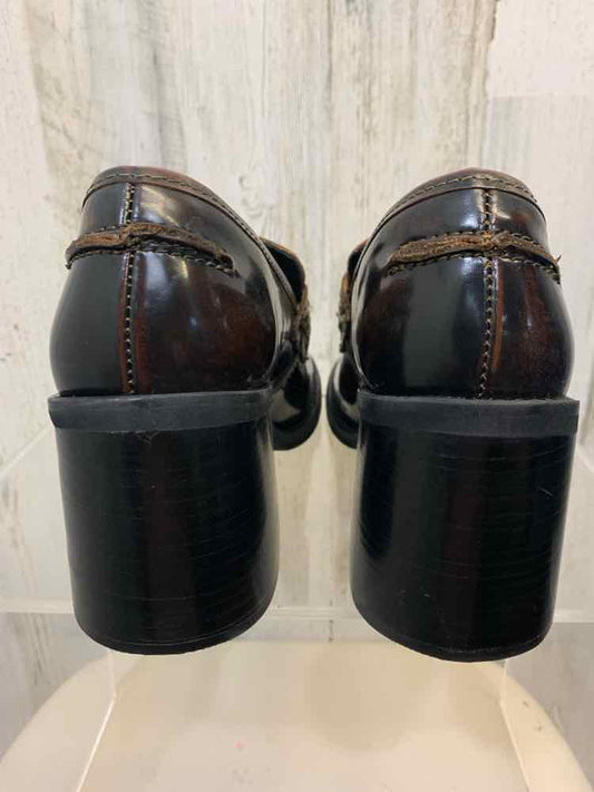 NWT STEVE MADDEN SHOES Shoe Size 8 Brown Shoes OLD SCHOOL BIG HEEL