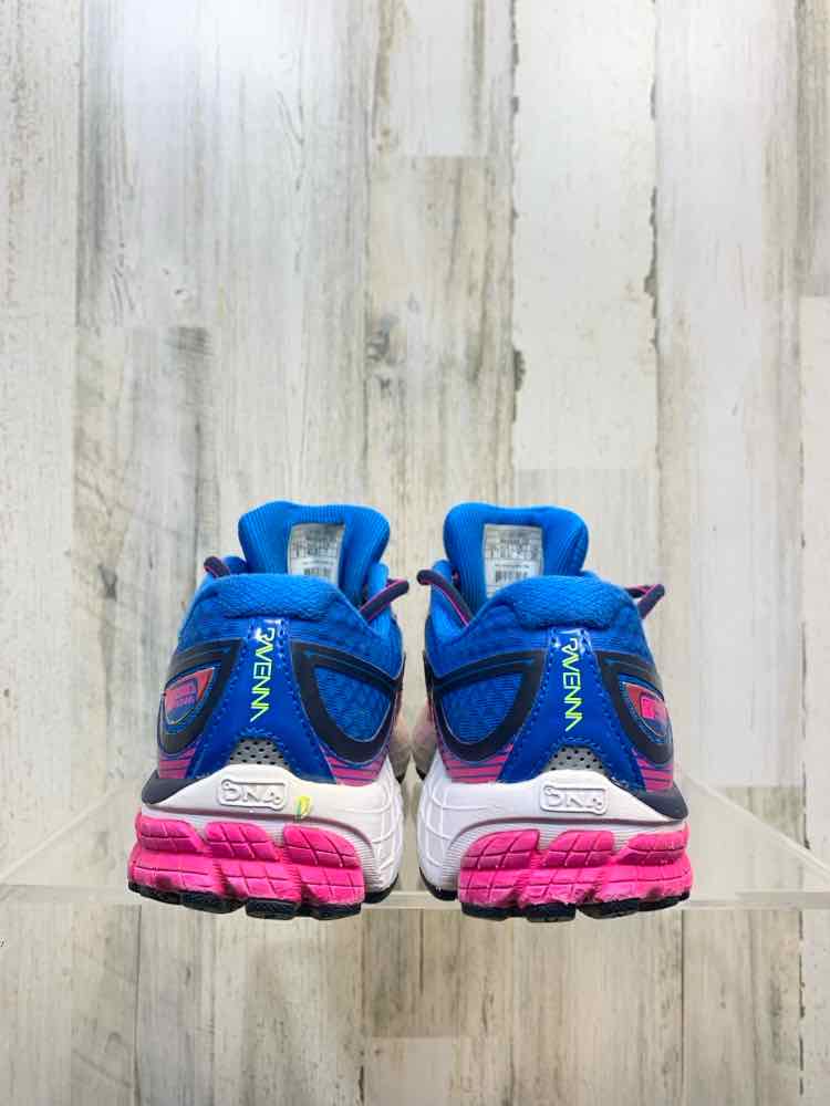 PRE-OWNED PINK/BLUE Size 9 Shoes/BROOK'S PINK/BROOK'S PINK/BLUE RAVENNA WOMENS