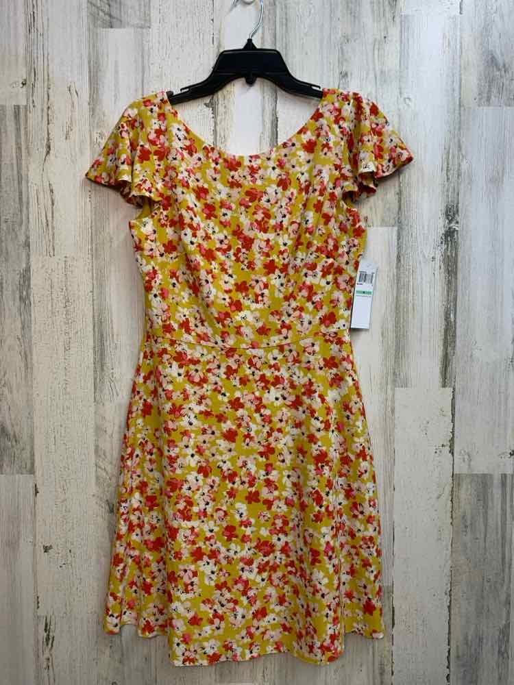 NWT LONDON TIMES Dresses and Skirts Size 8 Mustard Floral Dress