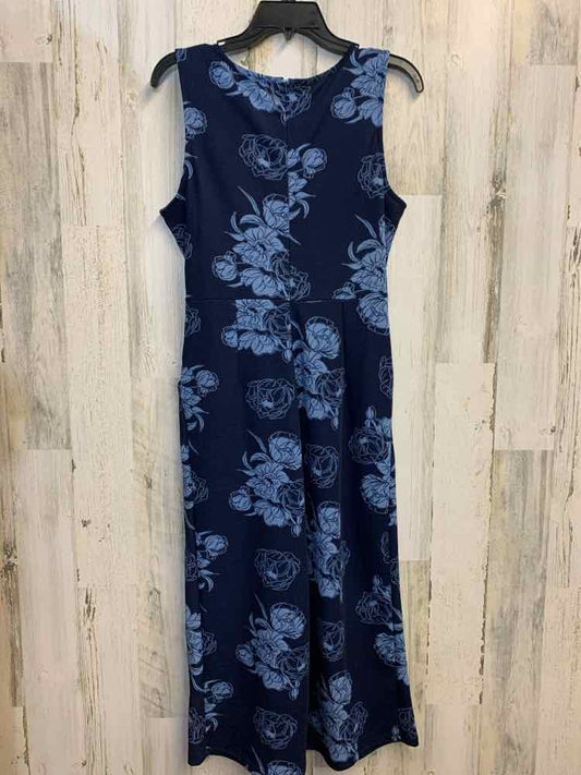 Size S CHANCES R BOTTOMS NAVY/BLUE Floral JUMPER Jumper