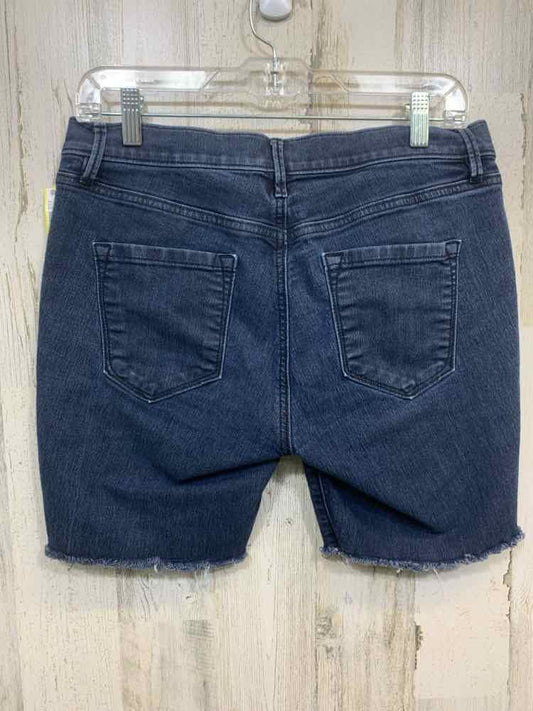 PRE-OWNED Size 10 LOFT BOTTOMS DARK BLUE DENIM Shorts