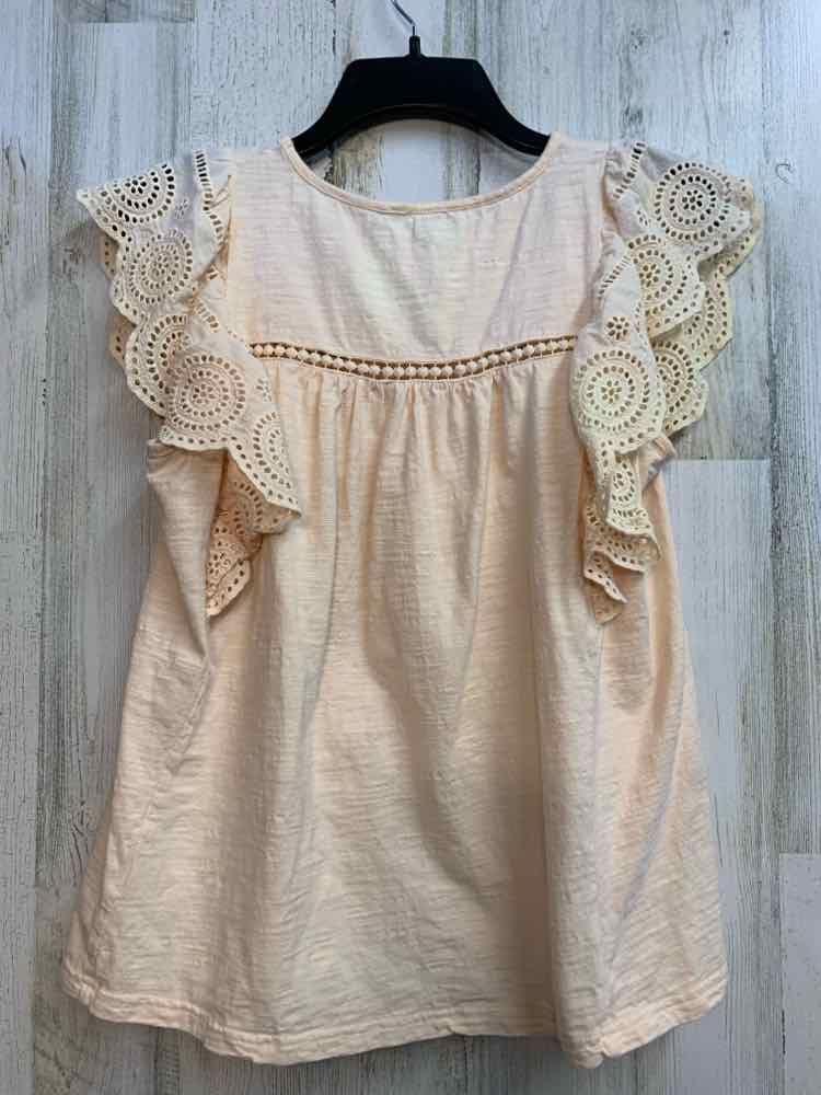 DOE & RAE Tops Size M Peach SLEEVELESS TOP