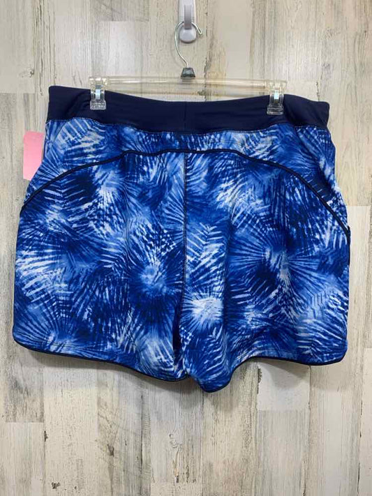 PRE-OWNED LANDS END BOTTOMS 22W BLUE/WHITE TY-DYE ACTIVEWEAR Activewear Bottom/T