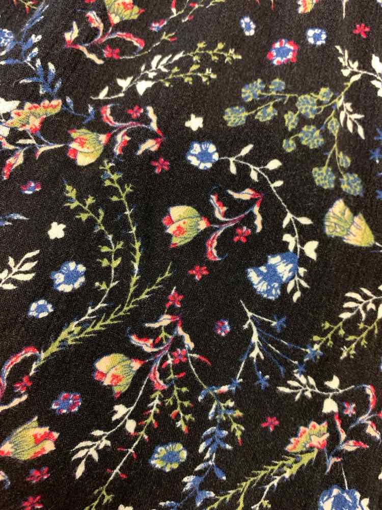 Size M C WONDER BOTTOMS BLK/WINE/GRN/BLU Floral SHORT Shorts