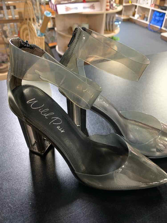 NWT WILD PAIR SHOES Shoe Size 9 Black Vinyl Shoes