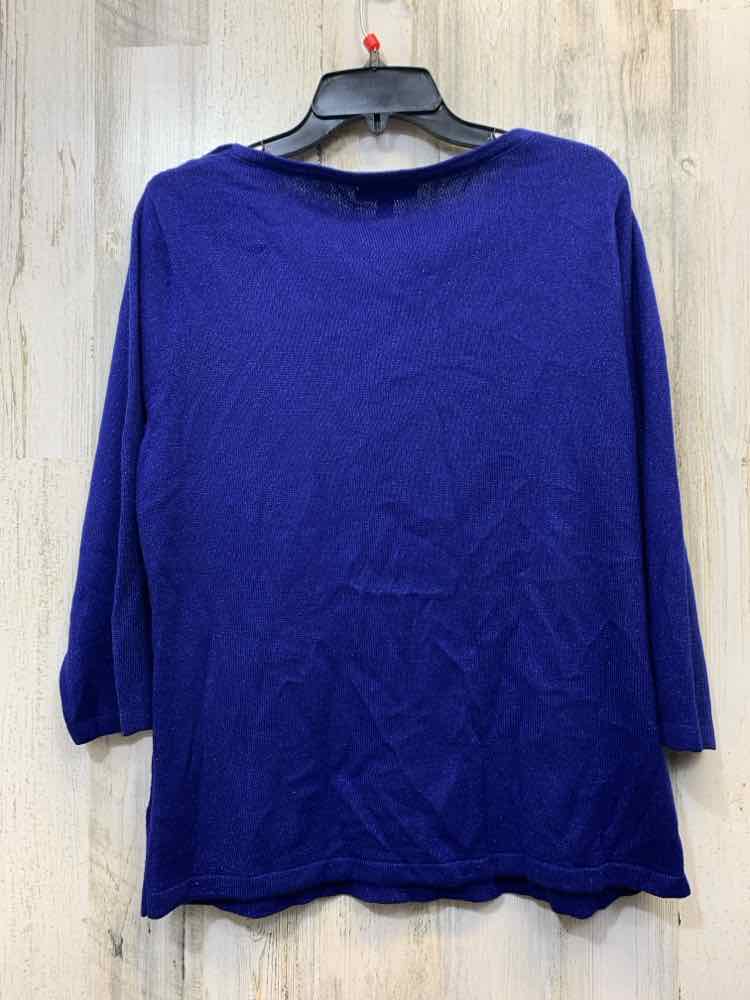 REBECCA MALONE Tops Size PXL Royal Blue SWEATER Sweater