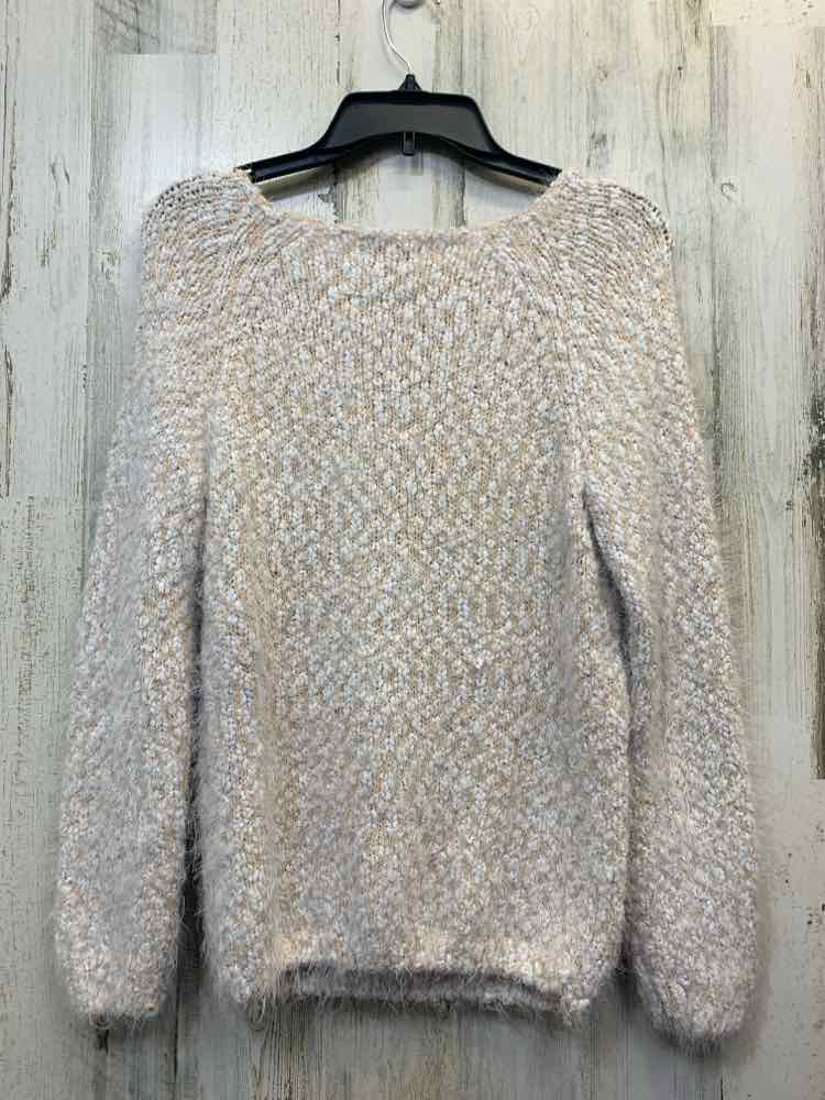 BUFFALO Tops Size M WHT/CRM SWEATER Sweater