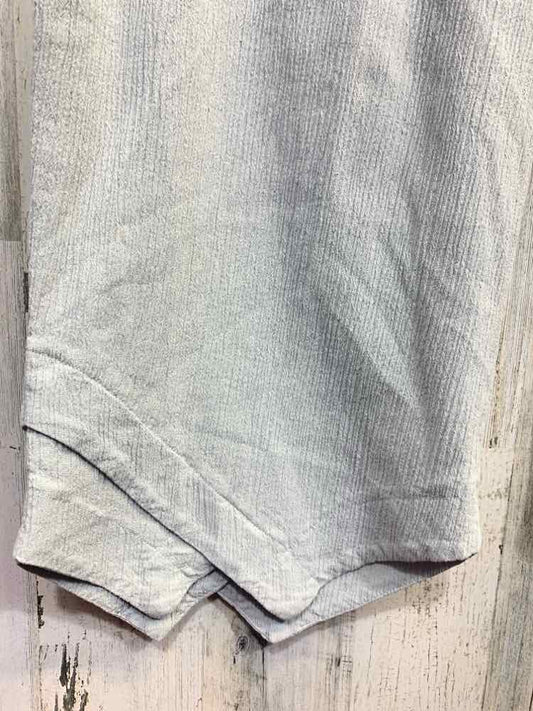 PRE-OWNED Size XL FOCUS BOTTOMS SEAFOAM RIPPLE CAPRI Pants/SEA-FOAM COLOR RIPPLE