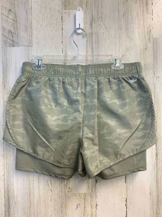 PRE-OWNED Size M RBX Activewear Green Camoflage Shorts