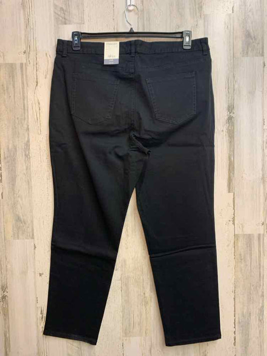 NWT Size 20W STYLE & CO PLUS SIZES Black HIGH RISE Pants