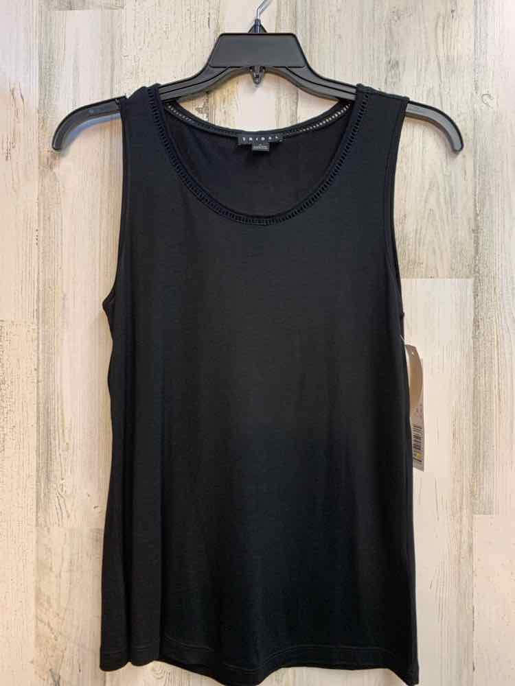 NWT TRIBAL Tops Size M Black TANK TOP TOP