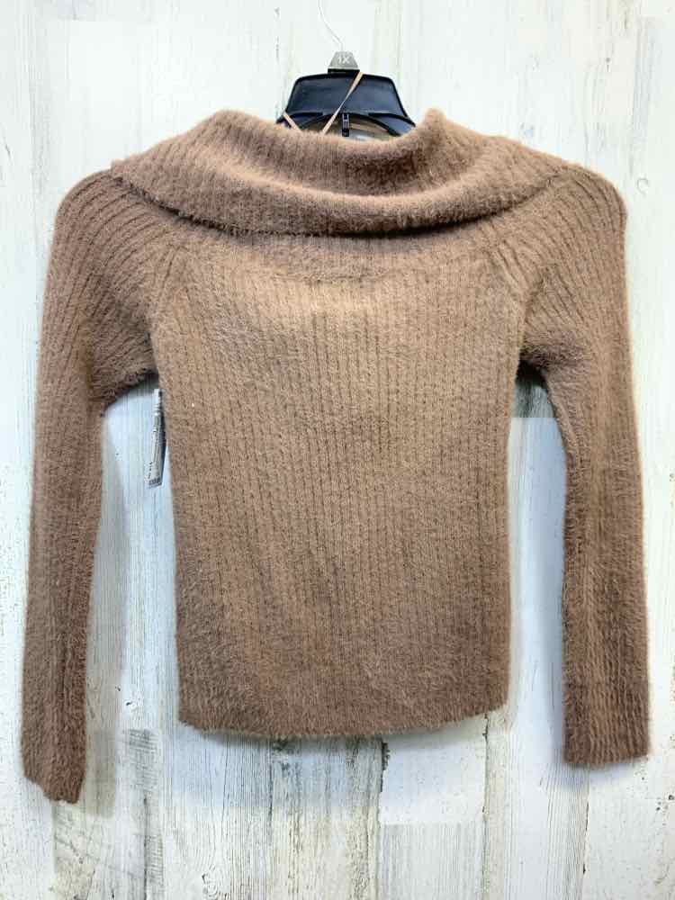 NWT HIPPIE ROSE Tops Size L Brown LONG SLEEVES Sweater
