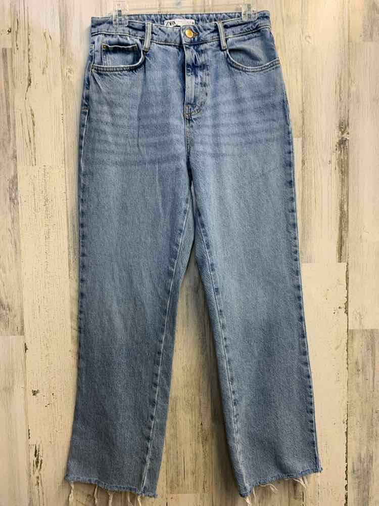 PRE-OWNED Size 6 ZARA BOTTOMS Denim Denim DENIM Solid JEANS Jeans/ZARA DENIM JEA