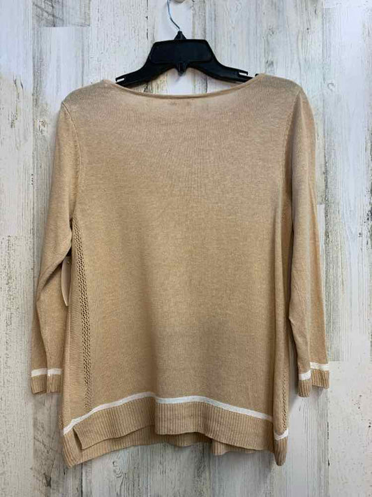 J JILL Tops Size S Tan 3/4 LENGTH Sweater