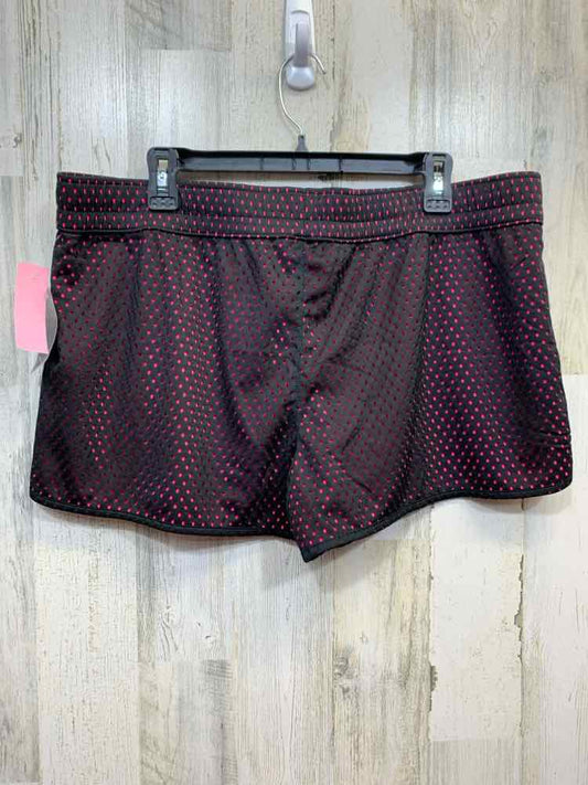 NWT ATHLETIC Activewear XL black/pink MESH SHORTS Activewear Bottom/BLACK/PINK M
