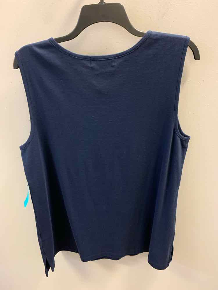 NWT KAREN SCOTT PLUS SIZES Size 2X Navy SLEEVELESS TOP