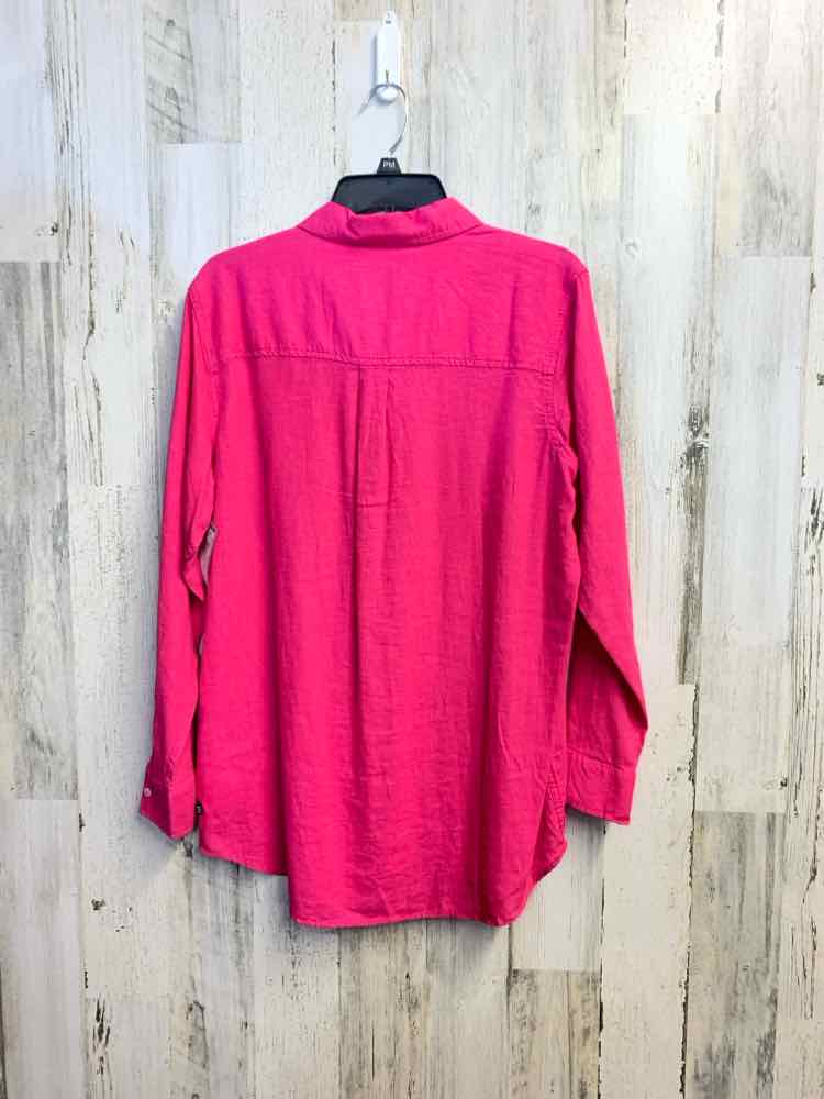 PRE-OWNED GAP Tops Size M FUCHIA LONG SLEEVES TOP