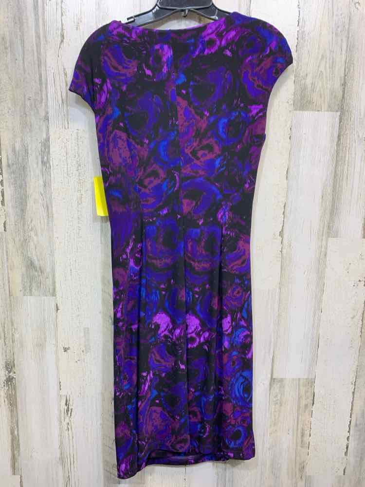 PRE-OWNED AMERICAN LIVING Dresses and Skirts Size 8 BLK/PUR EAGLE Dress