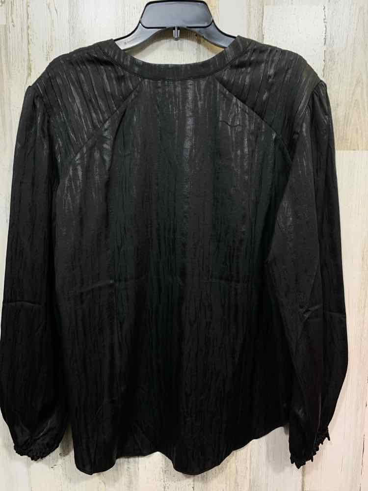 PRE-OWNED CHICO'S Size 16 Tops Black LONGSLEEVE Shirt