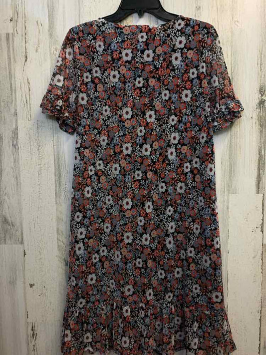 CATO Dresses and Skirts Size S NAVY/RED/WHT Floral SHORT SLEEVES Dress