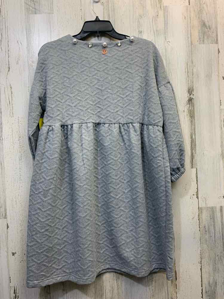 PRE-OWNED SIMPLY SOUTHERN Dresses and Skirts Size S Gray QUILT Dress/GRAY 3/4 SL