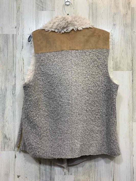 ATHENA MARIE JACKETS / COATS Size XL TAN/CRM/GRAY VEST Vest