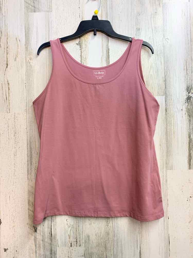 LLBEAN Tops Size LP DUSTY ROSE TANK TOP TOP