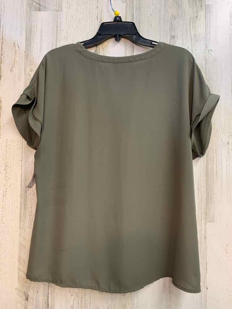 CHRISTOPHER & BANKS Tops Size PM Olive DOLMAN TOP