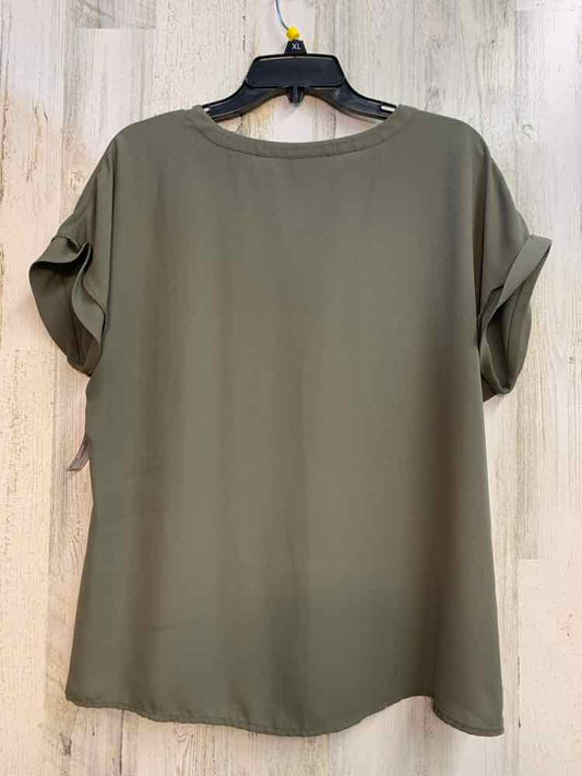 CHRISTOPHER & BANKS Tops Size PM Olive DOLMAN TOP