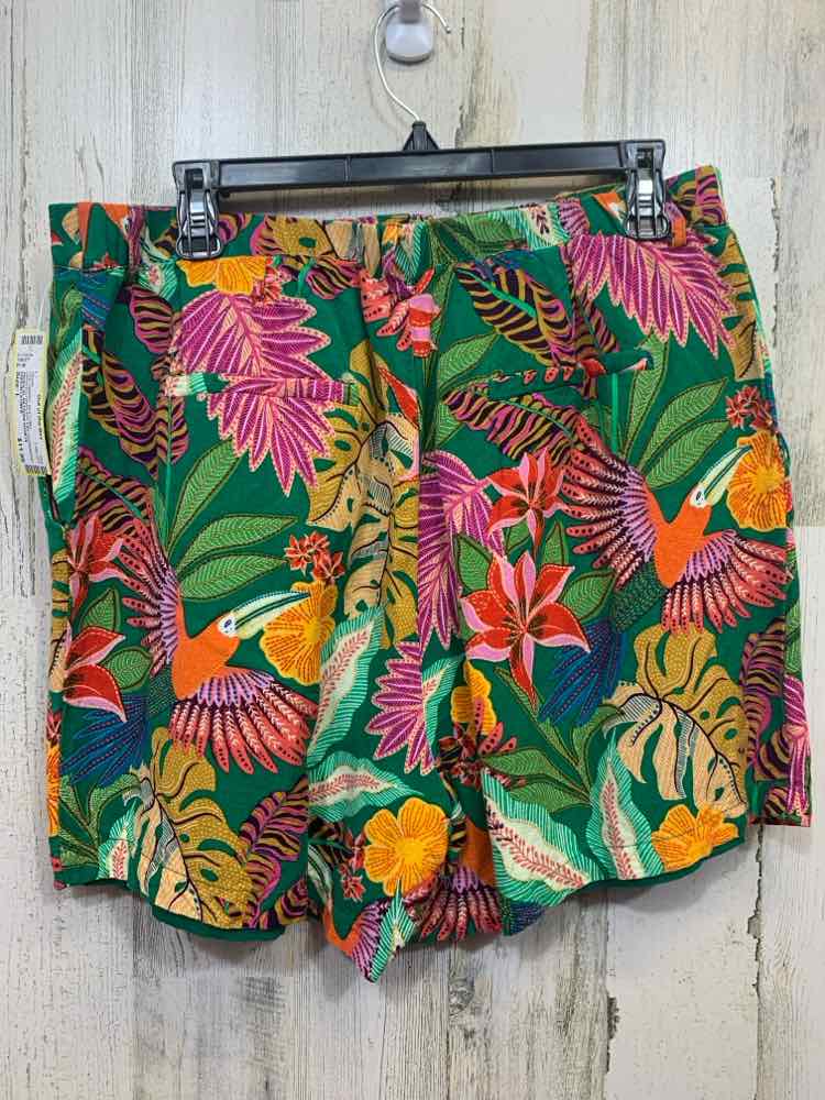 PRE-OWNED Size L GIBSON LATIMER BOTTOMS TROPICAL SHORTS Shorts/TROPICAL PATTERN