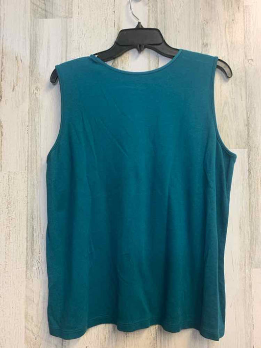 CHRISTOPHER & BANKS Tops Size XL Teal SLEEVELESS TOP