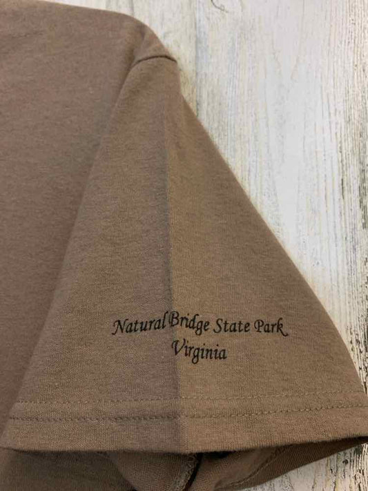 PRE-OWNED GILDAN Tops Size M Brown SHORT SLEEVES TOP