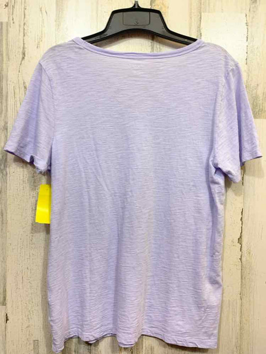 PRE-OWNED OLD NAVY/SLUB JERSEY KNIT SHORT-SLEEVE V-NECK TEE