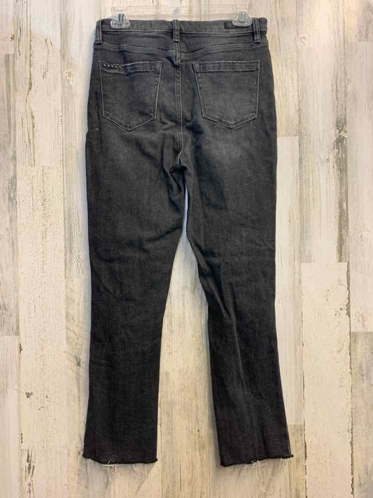 PRE-OWNED Size 6 BLANK NYC BOTTOMS Black Denim DENIM Solid JEANS Jeans/BLACK DEN