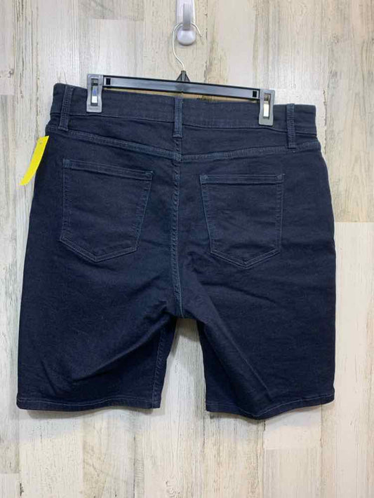 PRE-OWNED Size 14P LIZ CLAIBORNE BOTTOMS Navy Denim Shorts
