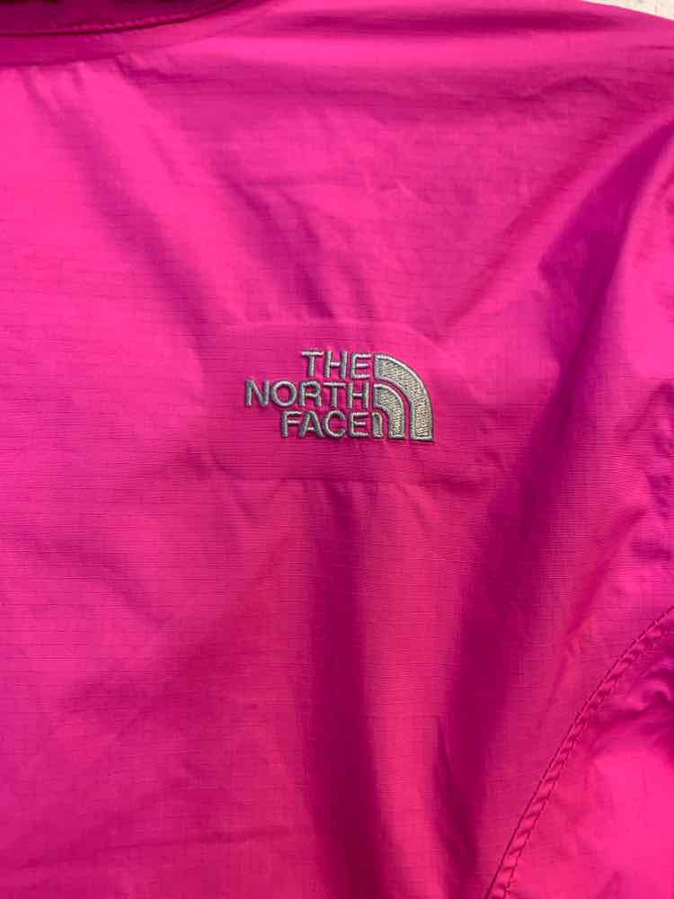 PRE-OWNED NORTH FACE JACKETS / COATS Size M HOT PINK Solid LONG SLEEVES TOP
