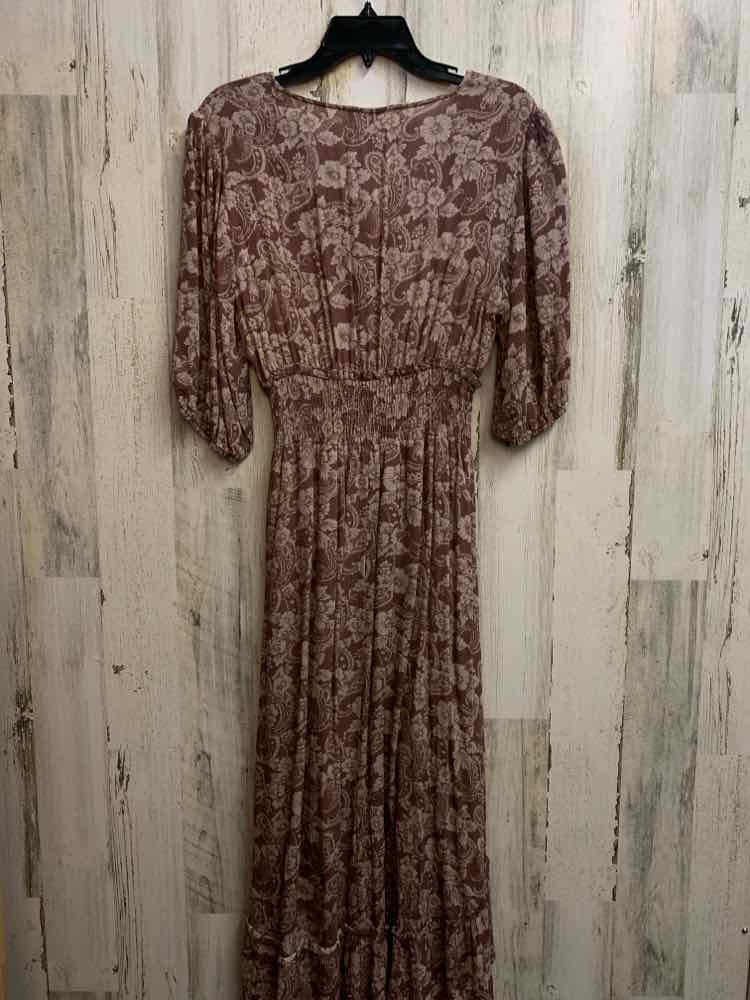 ROKOKO Dresses and Skirts Size M DUSTY ROSE Floral HIGH LOW Dress