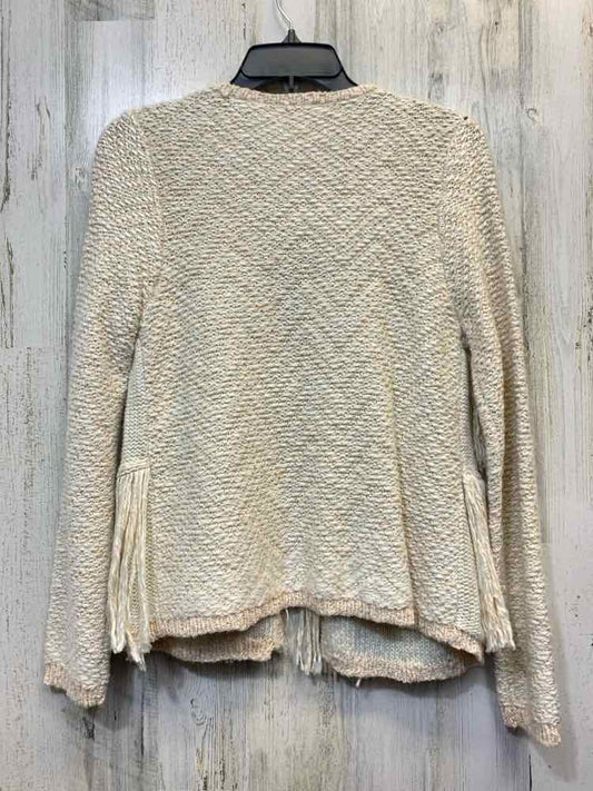 NWT CHICO'S JACKETS / COATS Size 0 Cream LONG SLEEVES Blazer