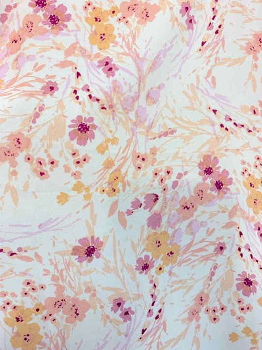 NWT CHAUS PLUS SIZES Size 2X Pink Floral RUFFLE SLEEVE TOP